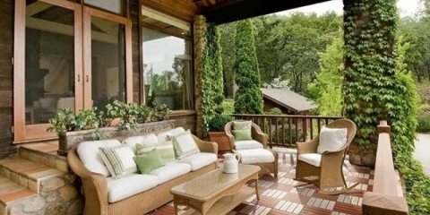 Kako urediti verandu u seoskoj kući + fotografija